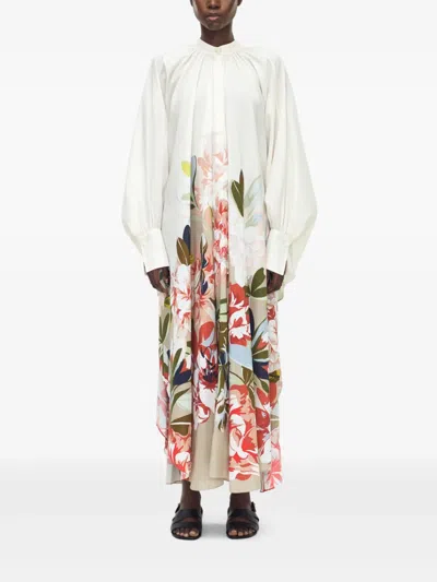 Adam Lippes Rysa Maxi Dress In White