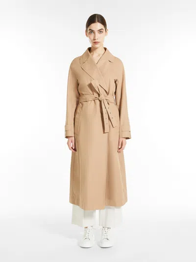 Max Mara Manuela Icon Camel Hair Wool Wrap Coat