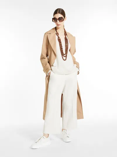 Max Mara Manuela Icon Camel Hair Wool Wrap Coat