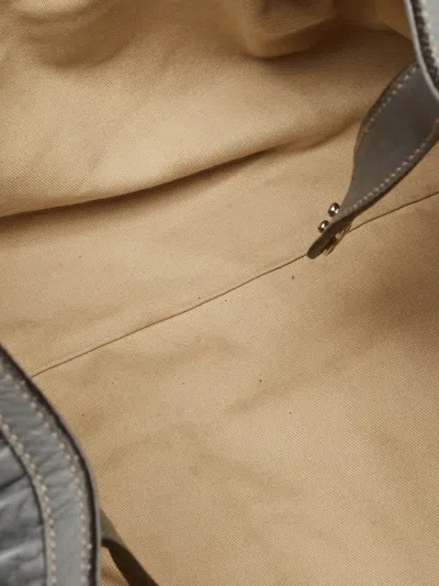 Pre-owned Dolce & Gabbana Ruched Leather Tote Bag