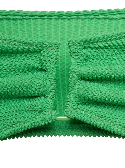 Reina Olga Sleeveless Bikini Set In Green
