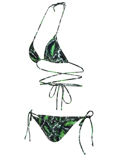 Reina Olga Sleeveless Swimsuit In Green