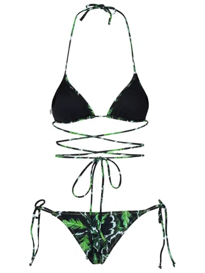 Reina Olga Sleeveless Swimsuit In Green