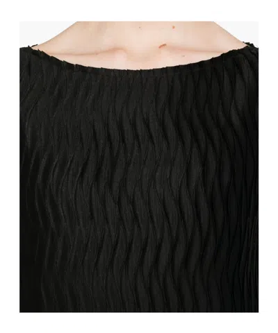 Herno Wrinkled Effect Tank Top In Black
