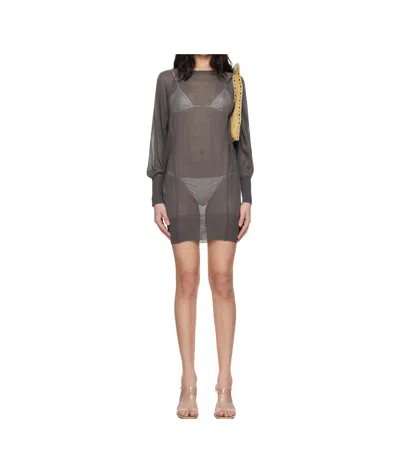 Gimaguas Safi Mini Dress In Brown