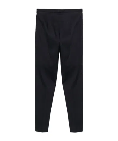 Antonelli Pleated Zipper Casual Pants In Black