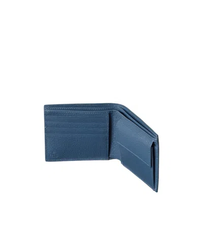Gucci Blue Interior Gg Coin Wallet In Black