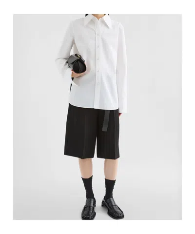 Jil Sander Poplin Shirt In White