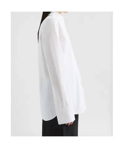 Jil Sander Poplin Shirt In White