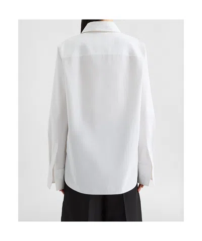 Jil Sander Poplin Shirt In White