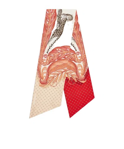 Ferragamo Madras-print Silk Bandeau
