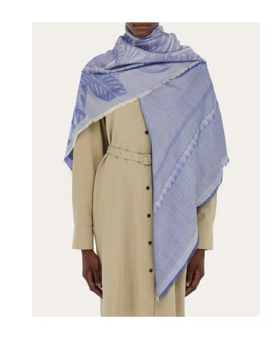 Ferragamo Silk And Cashmere Stole