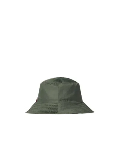 Gucci Reversible Dark Green Nylon Gg Hat Women