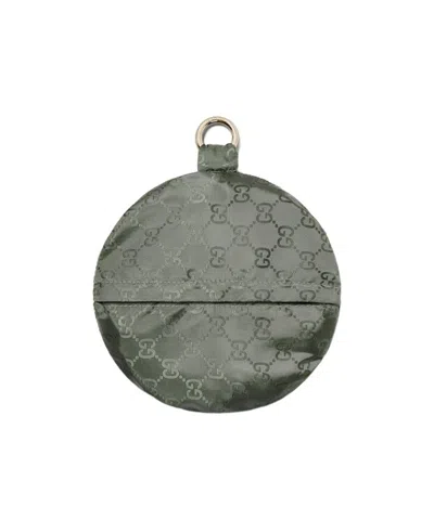 Gucci Reversible Dark Green Nylon Gg Hat Women