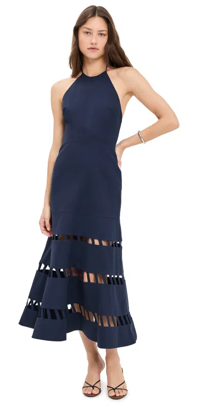 Alexis Janessa Dress Navy Blue