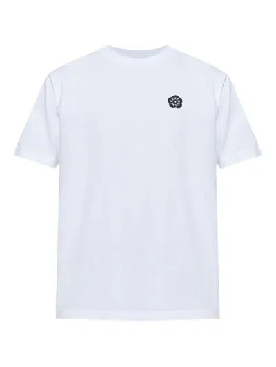 Kenzo White Cotton T-shirt In White