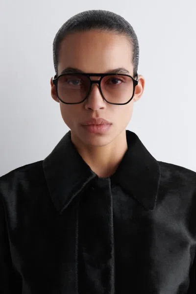 Cos Oversized Square-frame Aviator Sunglasses