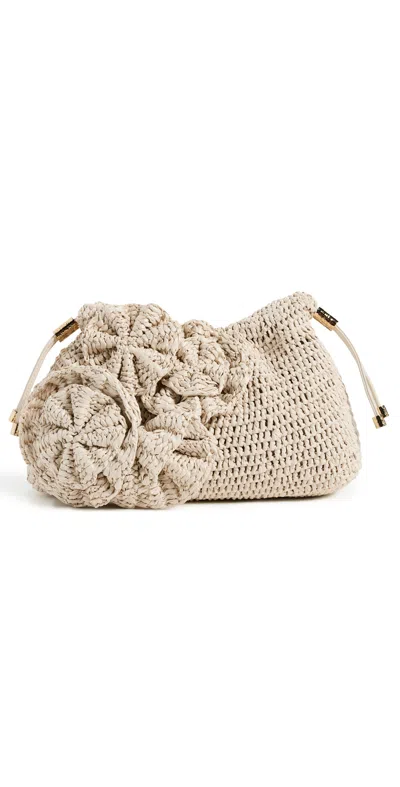 Ulla Johnson Lali Floral Pouch Cowrie