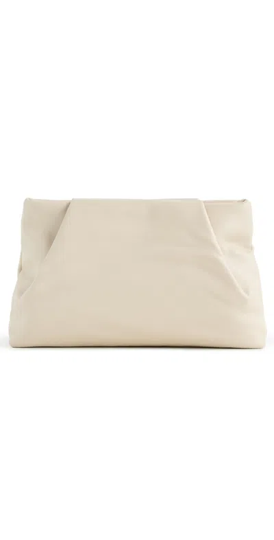 St Agni Soft Tuck Clutch Creme