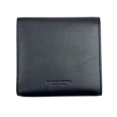 Pre-owned Bottega Veneta Black Wallet (tri-fold) ()