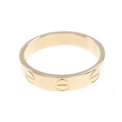 Pre-owned Cartier Pink Gold Pink Gold (18k) Band Ring ()