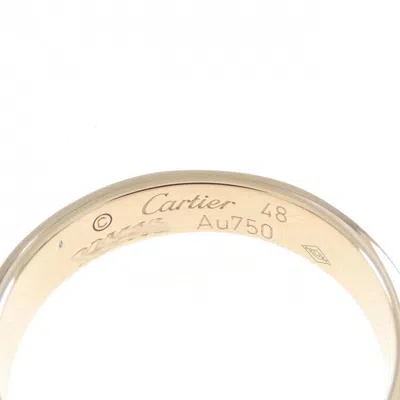 Pre-owned Cartier Pink Gold Pink Gold (18k) Band Ring ()