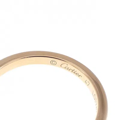 Pre-owned Cartier Pink Gold Pink Gold (18k) Band Ring ()