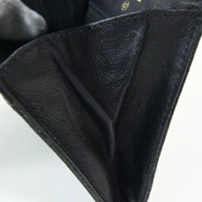 Pre-owned Chanel Black Grained Calfskin Coin Purse/coin Case ()