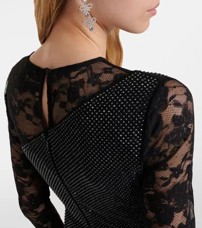 Self-portrait Dresses Blacks And Greys In Black