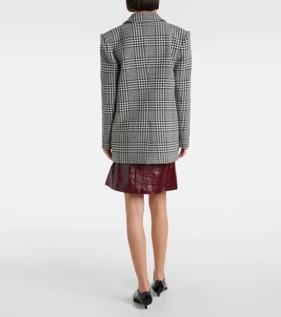 Self-portrait Hundstooth Oversized Blazer