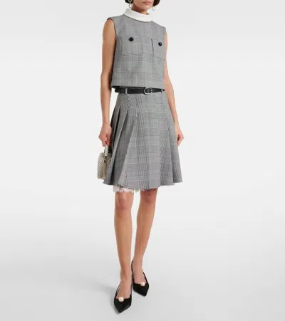 Self-portrait Prince Of Wales Check Top