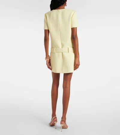Self-portrait Belted Boucle Minidress