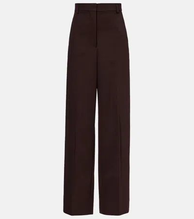 Stella Mccartney High-rise Wool Wide-leg Pants