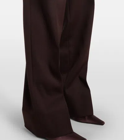 Stella Mccartney High-rise Wool Wide-leg Pants