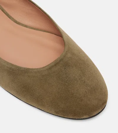 Attico Cloe Suede Ballet Flats