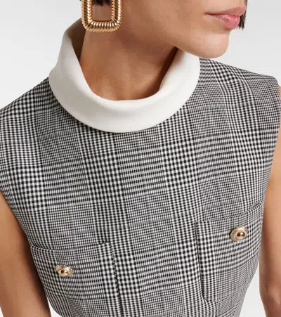 Self-portrait Prince Of Wales Check Minidress