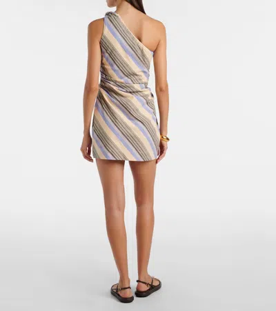 Faithfull Marga Cotton And Linen Minidress