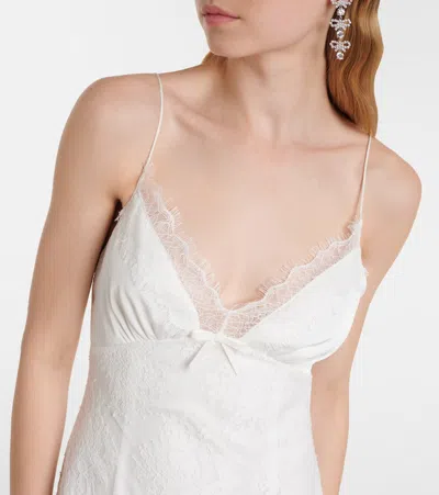 Self-portrait Strappy Floral Lace Gown