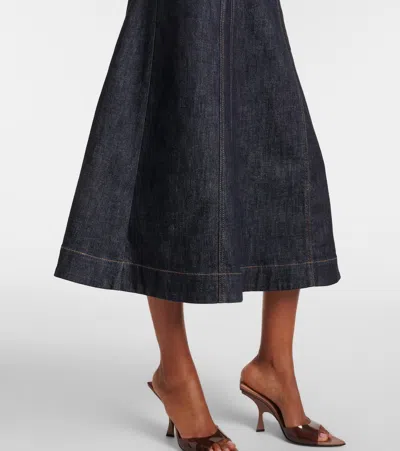 Self-portrait Belted Strapless Midi Dress