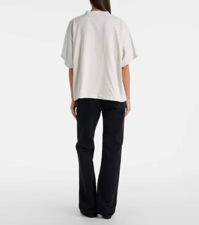Balenciaga Cotton Tshirt With Logo Print