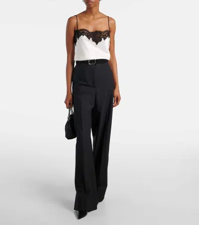 Stella Mccartney High-rise Wool Wide-leg Pants