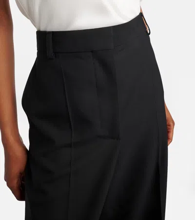 Stella Mccartney High-rise Wool Wide-leg Pants
