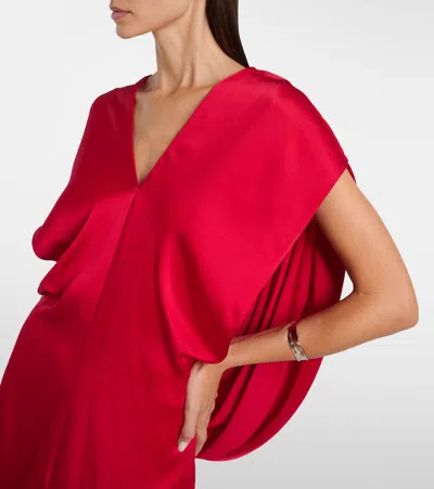 Stella Mccartney Draped Satin Gown