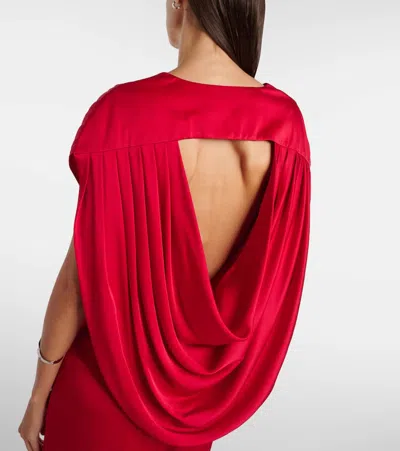 Stella Mccartney Draped Satin Gown