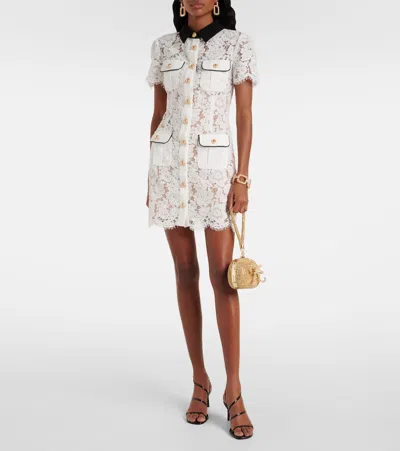 Self-portrait Lace Minidress