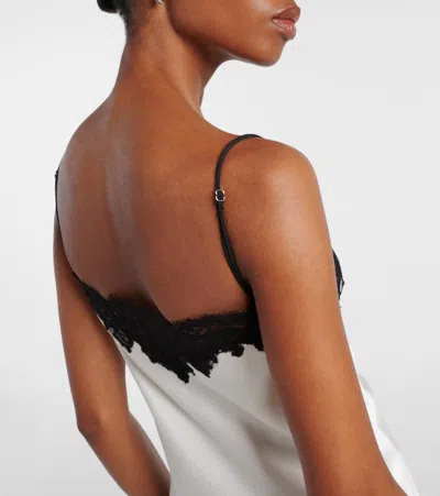 Stella Mccartney Lace-trimmed Satin Camisole