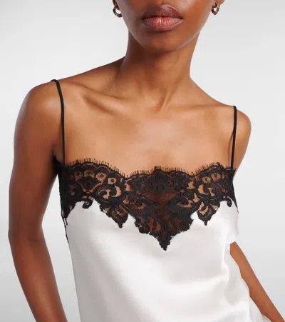 Stella Mccartney Lace-trimmed Satin Camisole
