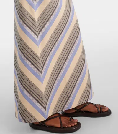 Faithfull Elise Cotton And Linen Maxi Skirt