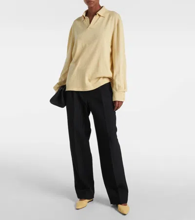 The Row Liisa Leather Ballet Flats