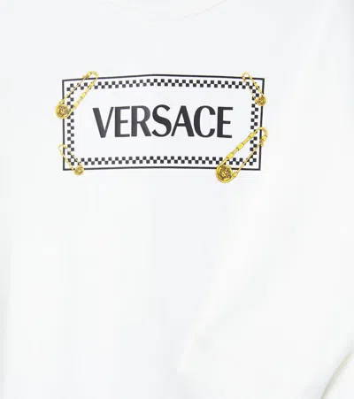 Versace Baby Logo Cotton-blend Jersey Onesie